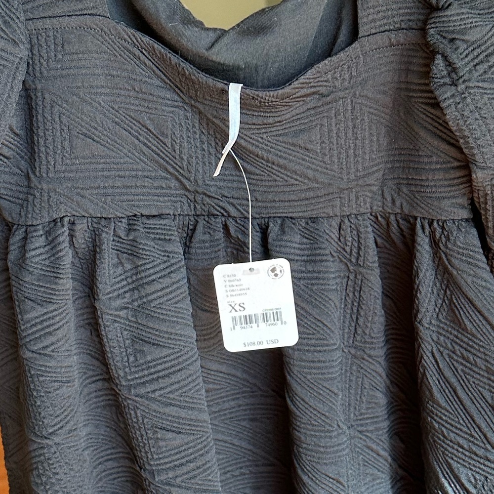 Violet Puff Sleeve Mini Dress (XS) NWT - Picture 12 of 12